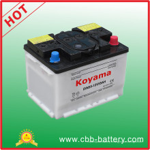 Batterie sèche de voiture chargée par batterie de véhicule de 12V 55ah DIN55559